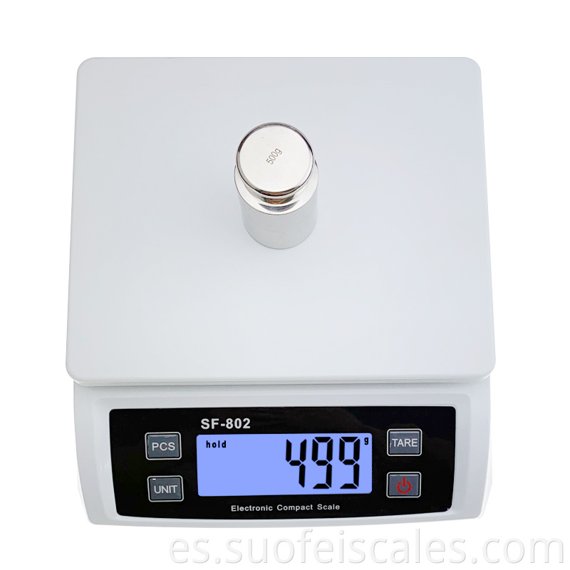 SF802 Escala de cocina 30 kg 1 g de peso Balance de envío de parcela postal digital